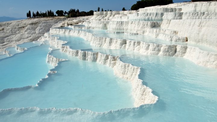 Pamukkale Thermal Pools At Turkey